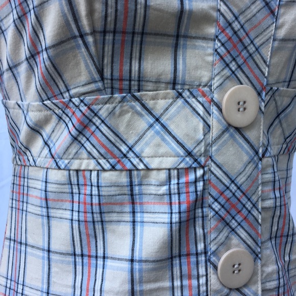 Fitted Plaid Dress - Picture 2 of 3